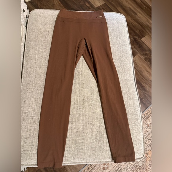 GYMSHARK X WHITNEY SIMMONS Brown High-Waisted Leggings size small - Picture 2 of 6